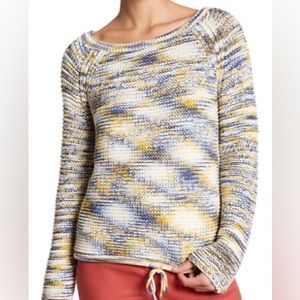 NWOT THEORY Multicolor Slouchy Sweater, Size Medium